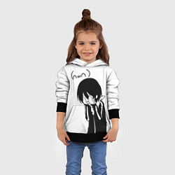 Толстовка-худи детская Бездомный бог, цвет: 3D-черный — фото 2
