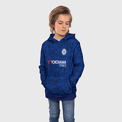 Толстовка-худи детская Chelsea home 19-20, цвет: 3D-синий — фото 2