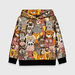 Детская толстовка Прикольные зверушки