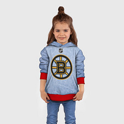 Толстовка-худи детская Boston Bruins: Hot Ice, цвет: 3D-красный — фото 2