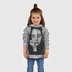 Толстовка-худи детская BILLIE EILISH, цвет: 3D-меланж — фото 2