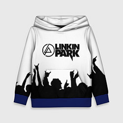 Толстовка-худи детская LINKIN PARK, цвет: 3D-синий