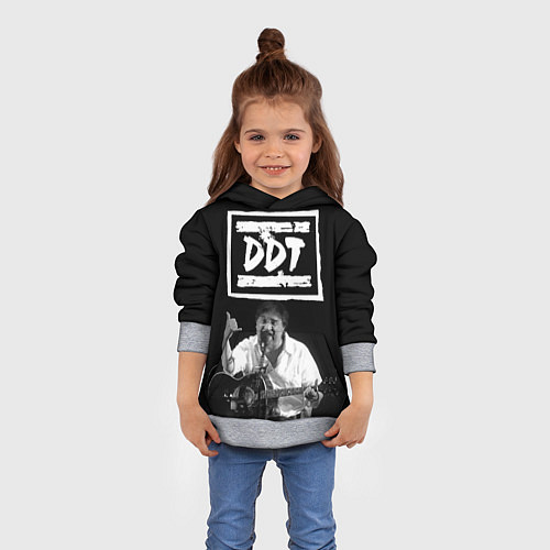 Детская толстовка ДДТ / 3D-Меланж – фото 4