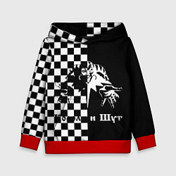 Толстовка-худи детская Король и Шут, цвет: 3D-красный