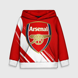 Толстовка-худи детская Arsenal, цвет: 3D-белый