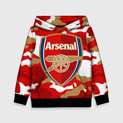 Толстовка-худи детская Arsenal, цвет: 3D-черный