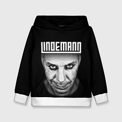 Толстовка-худи детская LINDEMANN, цвет: 3D-белый