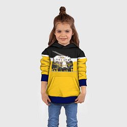 Толстовка-худи детская Stray Kids, цвет: 3D-синий — фото 2