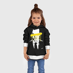 Толстовка-худи детская Sherlock, цвет: 3D-белый — фото 2