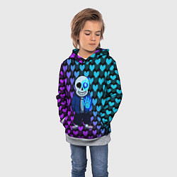 Толстовка-худи детская UNDERTALE, цвет: 3D-меланж — фото 2