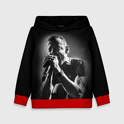 Толстовка-худи детская Chester Bennington Linkin Park, цвет: 3D-красный