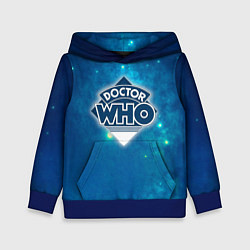 Толстовка-худи детская Doctor Who, цвет: 3D-синий