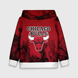 Толстовка-худи детская CHICAGO BULLS, цвет: 3D-белый