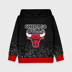 Толстовка-худи детская CHICAGO BULLS, цвет: 3D-красный