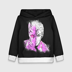 Толстовка-худи детская JoJo Bizarre Adventure, цвет: 3D-белый