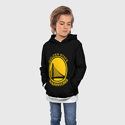 Толстовка-худи детская GOLDEN STATE WARRIORS, цвет: 3D-белый — фото 2