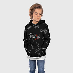 Толстовка-худи детская STRAY KIDS, цвет: 3D-белый — фото 2