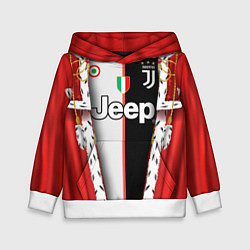 Толстовка-худи детская King Juventus, цвет: 3D-белый