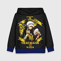 Толстовка-худи детская One Piece Trafalgar Water, цвет: 3D-синий