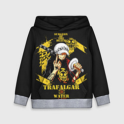 Толстовка-худи детская One Piece Trafalgar Water, цвет: 3D-меланж