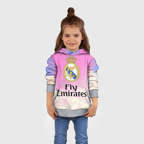 Детская толстовка Реал Мадрид / 3D-Меланж – фото 4