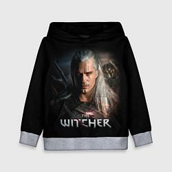 Толстовка-худи детская THE WITCHER, цвет: 3D-меланж