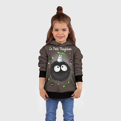 Детская толстовка My Neighbor Totoro / 3D-Черный – фото 4