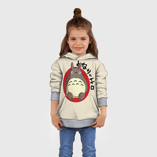 Детская толстовка Мой сосед Тоторо / 3D-Меланж – фото 4