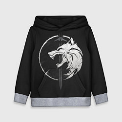 Толстовка-худи детская The Witcher 3: Wild Hunt, цвет: 3D-меланж