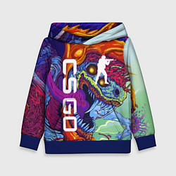 Толстовка-худи детская CS GO HYPERBEAST, цвет: 3D-синий