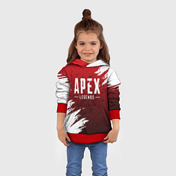Толстовка-худи детская APEX LEGENDS, цвет: 3D-красный — фото 2