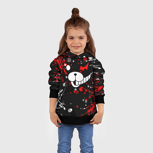 Детская толстовка MONOKUMA / 3D-Черный – фото 4
