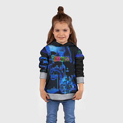 Толстовка-худи детская Terraria, цвет: 3D-меланж — фото 2