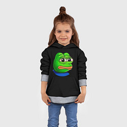 Толстовка-худи детская Frog, цвет: 3D-меланж — фото 2