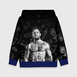 Толстовка-худи детская CONOR McGREGOR, цвет: 3D-синий