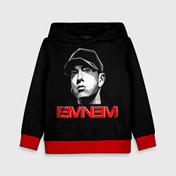 Толстовка-худи детская Eminem, цвет: 3D-красный