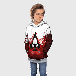 Толстовка-худи детская Assasin's creed, цвет: 3D-меланж — фото 2
