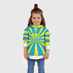 Толстовка-худи детская ВВС России, цвет: 3D-белый — фото 2