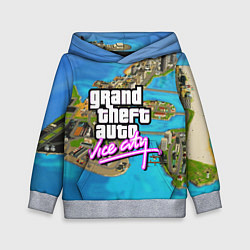 Толстовка-худи детская GRAND THEFT AUTO:VICE CITY, цвет: 3D-меланж