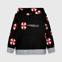 Толстовка-худи детская Umbrella Corporation, цвет: 3D-меланж