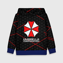 Толстовка-худи детская UMBRELLA CORP, цвет: 3D-синий