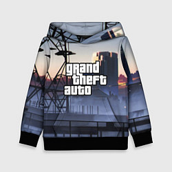 Толстовка-худи детская GTA VI, цвет: 3D-черный