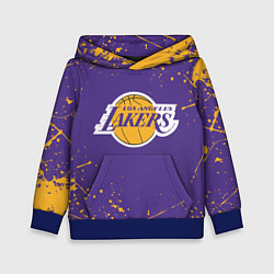 Толстовка-худи детская LA LAKERS, цвет: 3D-синий