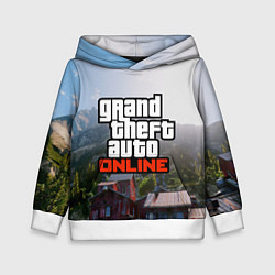 Толстовка-худи детская GTA Online, цвет: 3D-белый