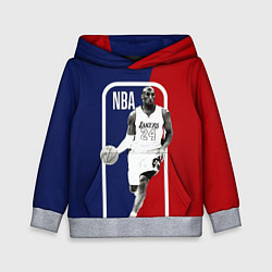 Толстовка-худи детская NBA Kobe Bryant, цвет: 3D-меланж