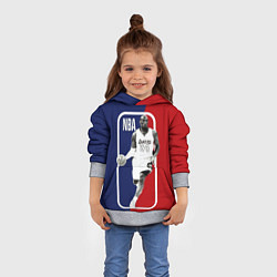 Толстовка-худи детская NBA Kobe Bryant, цвет: 3D-меланж — фото 2