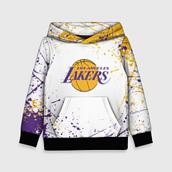 Толстовка-худи детская LA LAKERS, цвет: 3D-черный