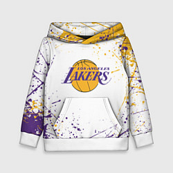 Толстовка-худи детская LA LAKERS, цвет: 3D-белый