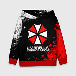 Толстовка-худи детская UMBRELLA CORPORATION, цвет: 3D-красный