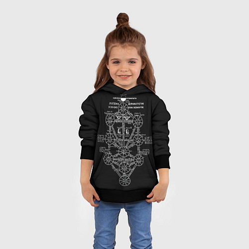 Детская толстовка EVa-updown / 3D-Черный – фото 4